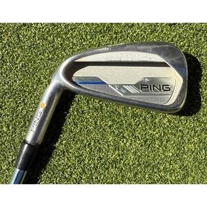 Ping i‎ E1 LH Golf Club Stainless 4 Iron Yellow Dot CFS Distance Stiff Steel